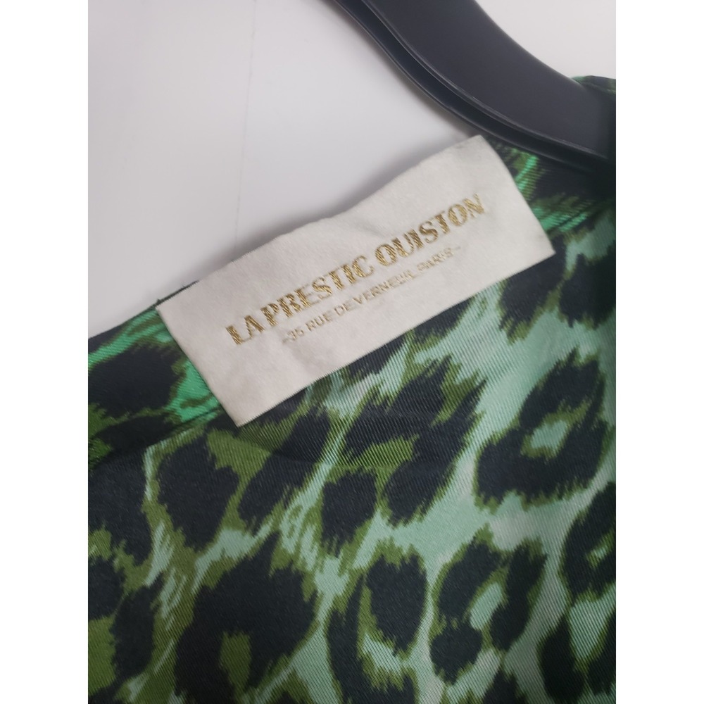 la Prestic Quiston women's leopard-print suit, 100% silk, size M Kimono-pants - Picture 16 of 16